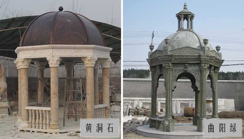 歐式景觀亭子，石雕大理石亭子，河北涼亭廠家
