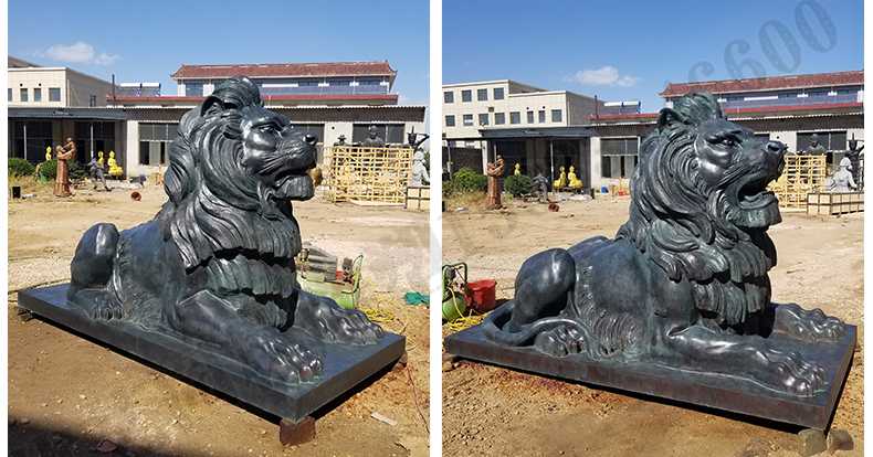 歐式匯豐銀行銅獅子雕塑，銅雕塑廠家