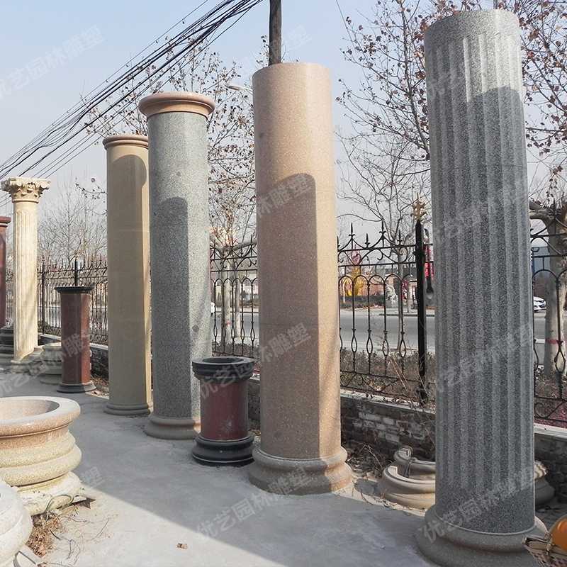 裝飾羅馬柱，石雕羅馬柱